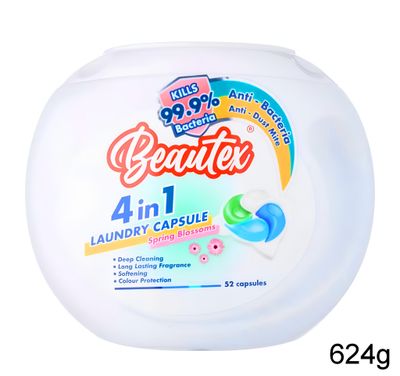 BEAUTEX 4 in 1 LAUNDRY CAPSULE 624g