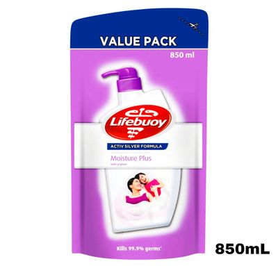 Lifebuoy Antibacterial Body Wash Refill - Moisture Plus 850ml