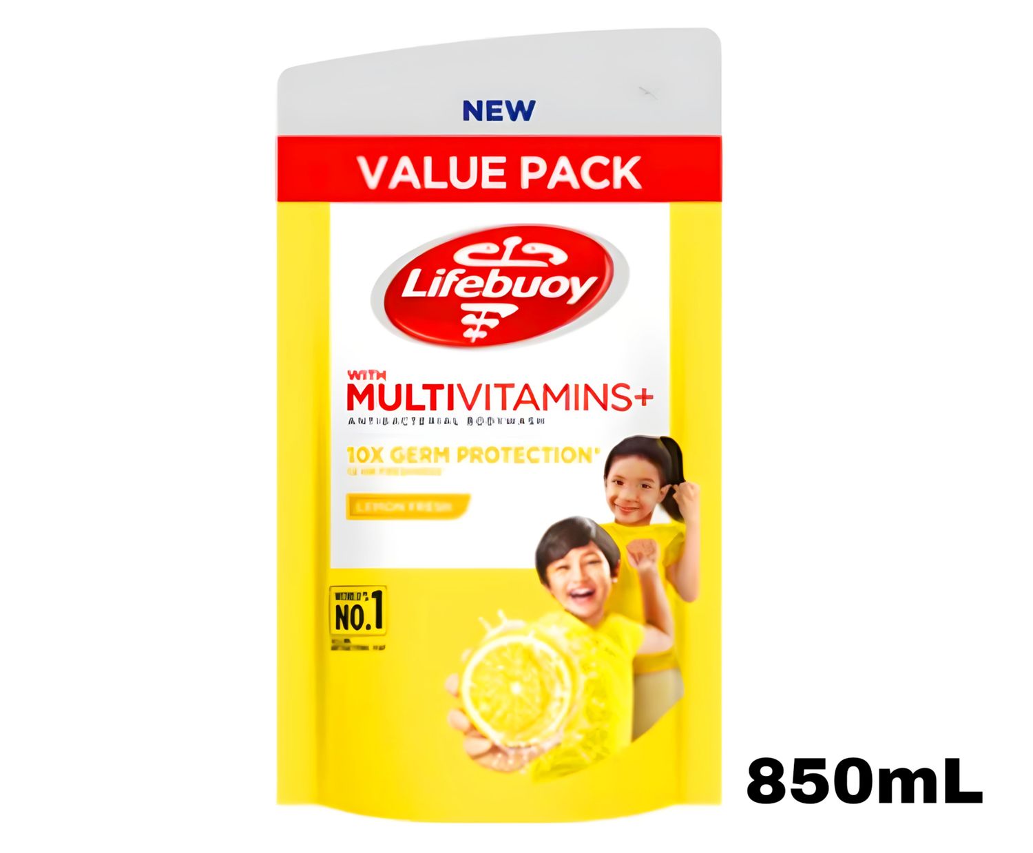 Lifebuoy Antibacterial Body Wash Refill - Lemon Fresh 850ml