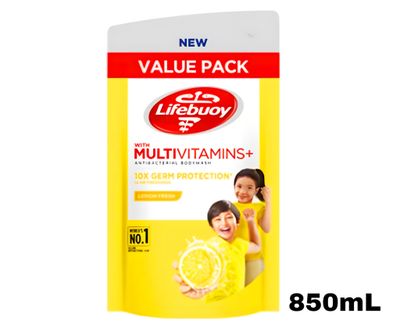 Lifebuoy Antibacterial Body Wash Refill - Lemon Fresh 850ml