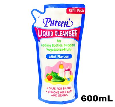Pureen Liquid Cleanser Refill - Mint Flavour 600mL