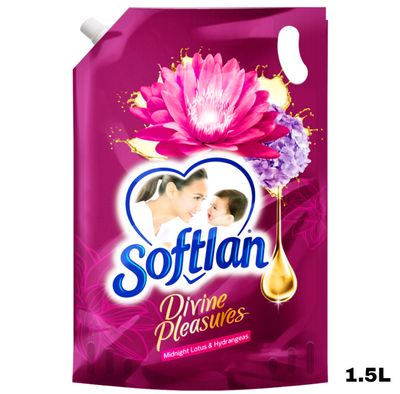 Softlan Fabric Conditioner Softener Refill Devine Pleasure 1.5L
