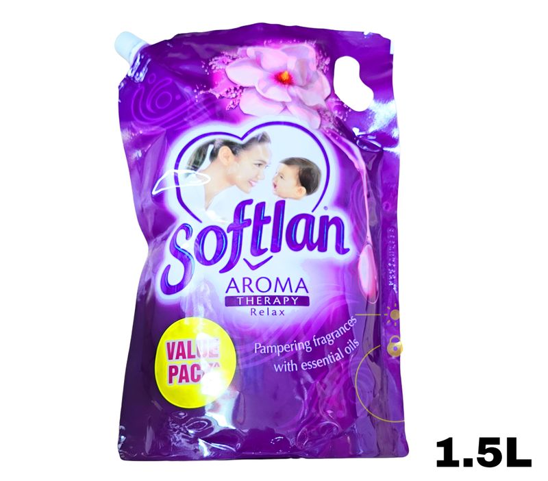 Softlan Fabric Conditioner Softener Refill - Aroma Therapy Passion 1.5L