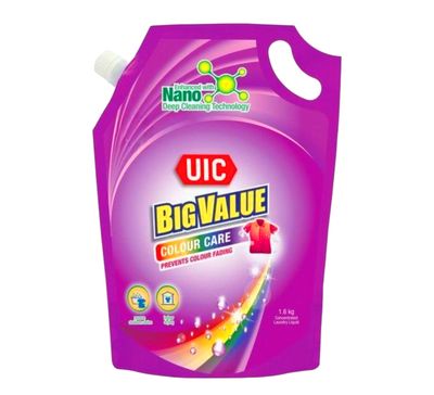 UIC Big Value Liquid Detergent Refill - Colour Care 1.6L