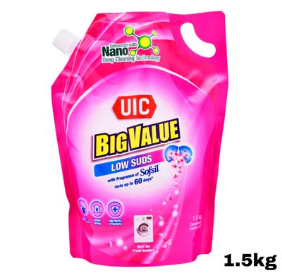 UIC Big Value Liquid Detergent Refill - Low Suds 1.5L