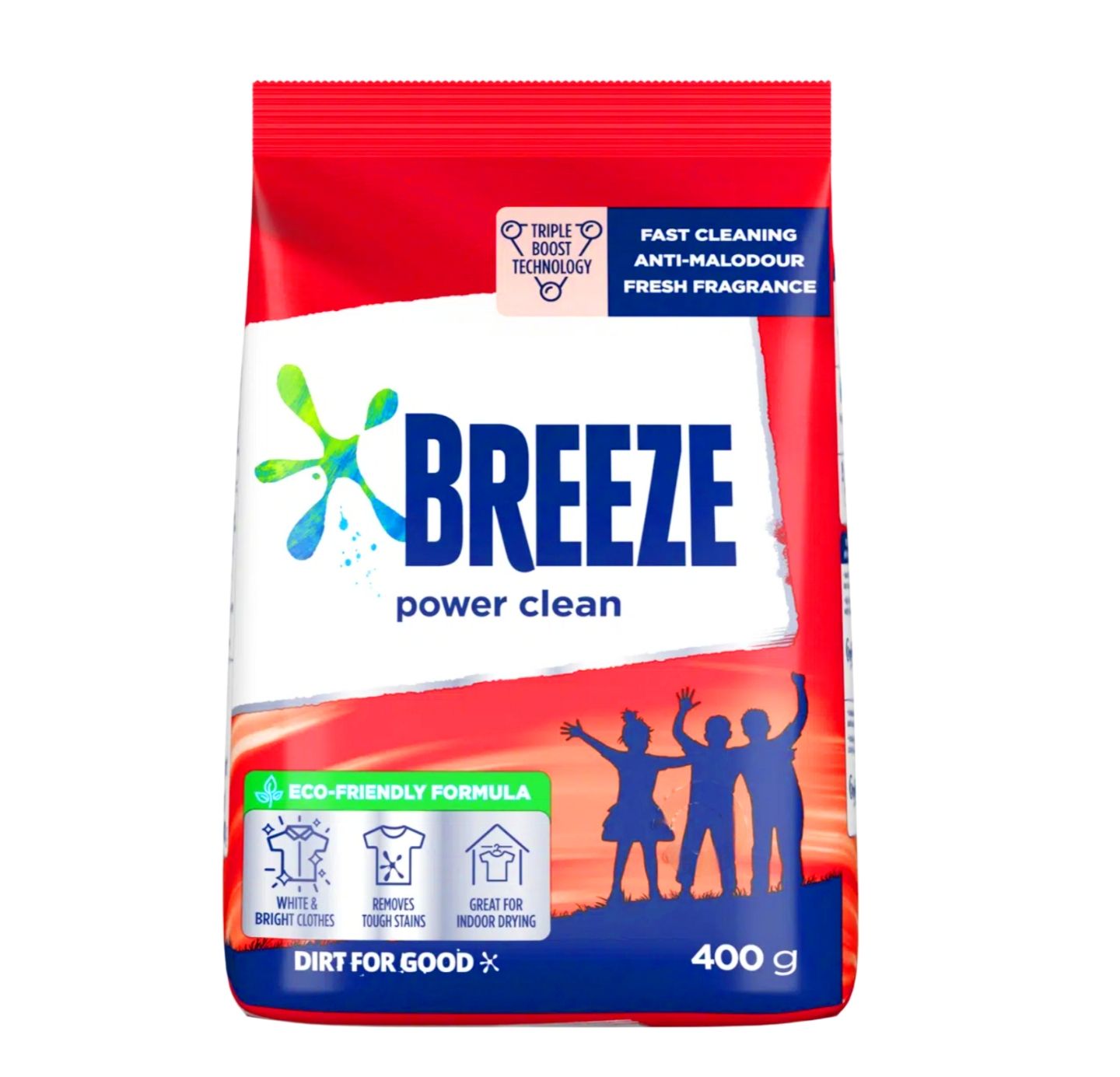Breeze Liquid Detergent Refill -Power Clean 400g