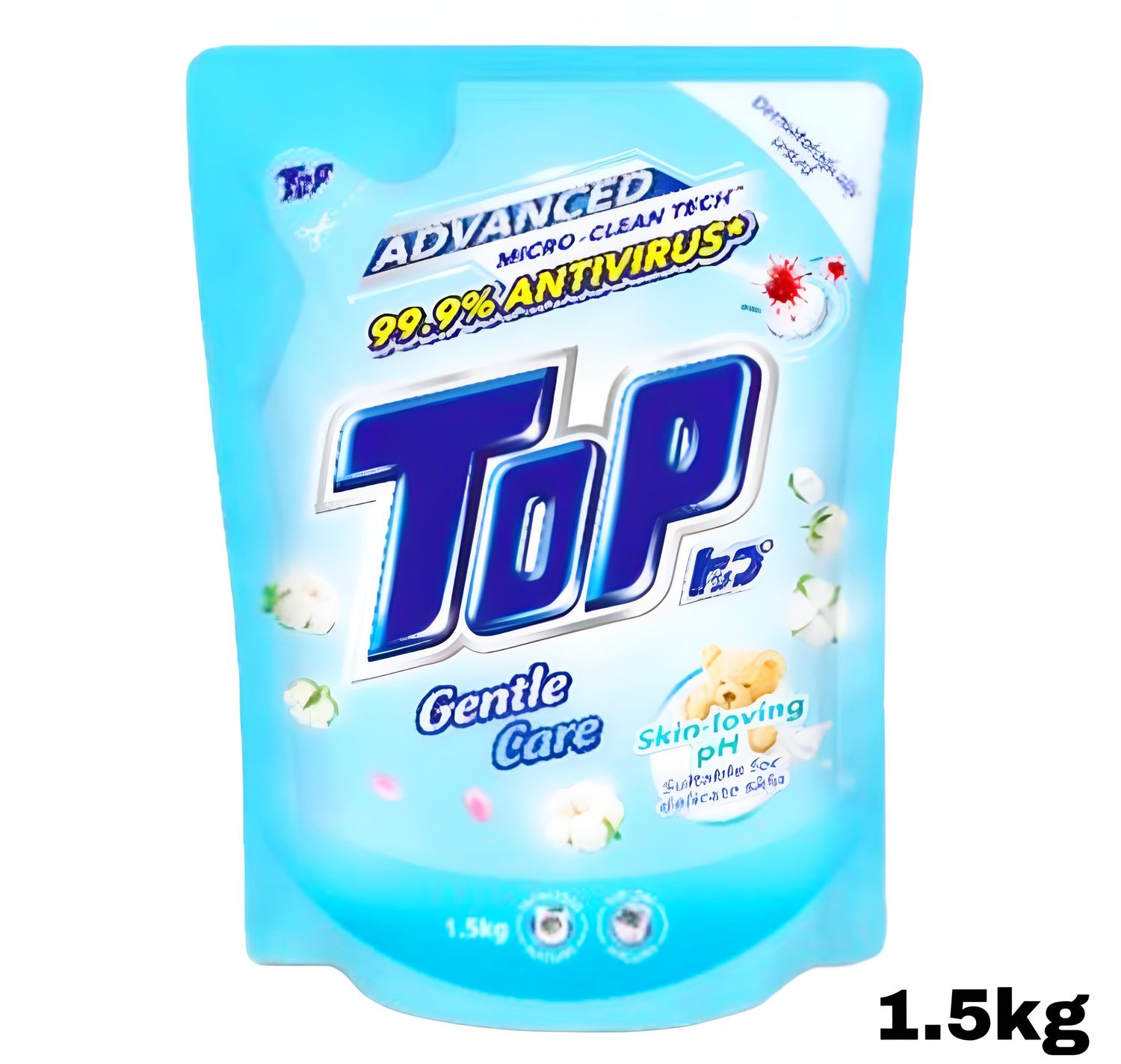 TOP Liquid Detergent Refill - entle Care 1.5kg
