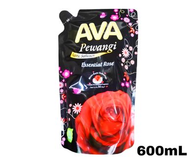 AVA Fabric Softener Essential Rose Refill 600mL