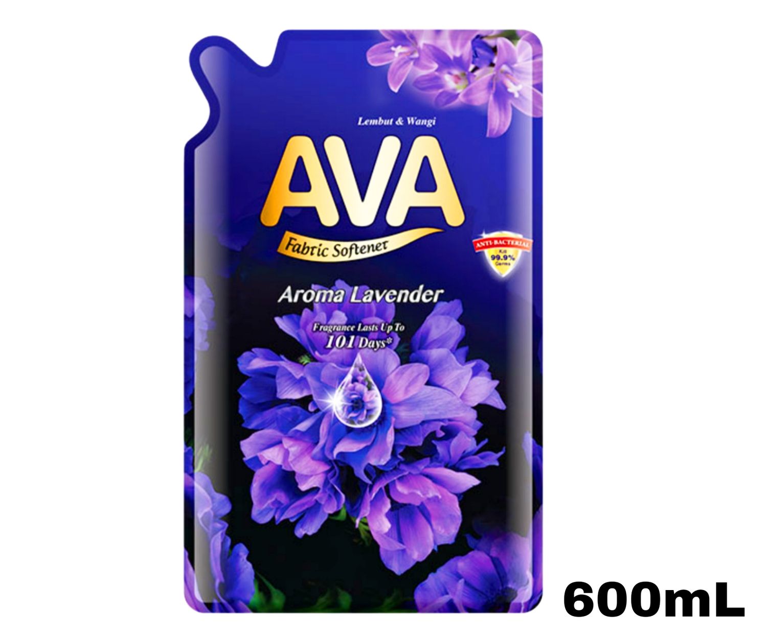 AVA Fabric Softener - Aroma Lavender 600ml