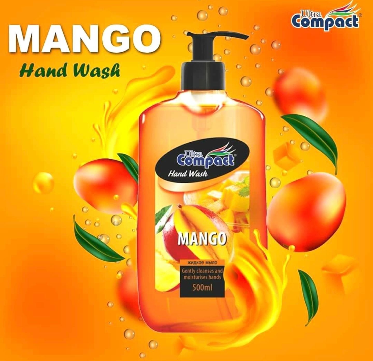 Ultra Compact Hand Wash Mango 500mL