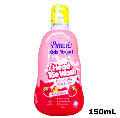 Pureen Kids Yogurt Head To Toe Wash Rasbery 150mL