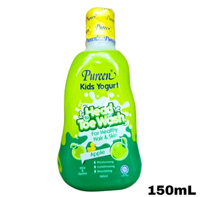 Pureen Kids Yogurt Head To Toe Wash Apple 150mL