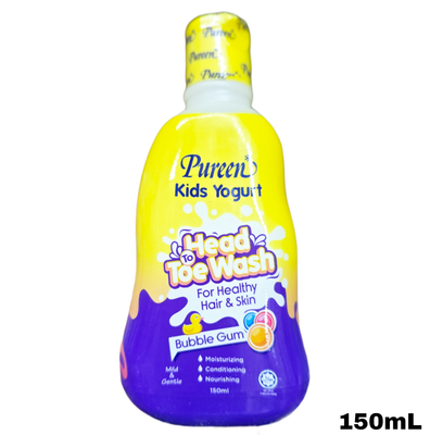 Pureen Kids Yogurt Head To Toe Wash Bubble Gum 150mL