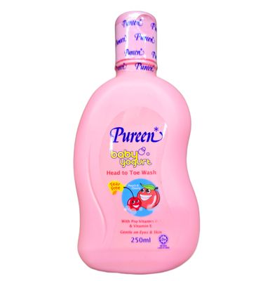 Pureen Kids Yogurt Head to toe Wash Peach &amp; Cherry 250mL