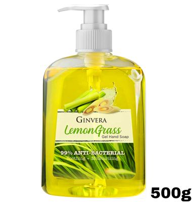 Ginvera Cream Hand Soap - Lemon Grass 500g