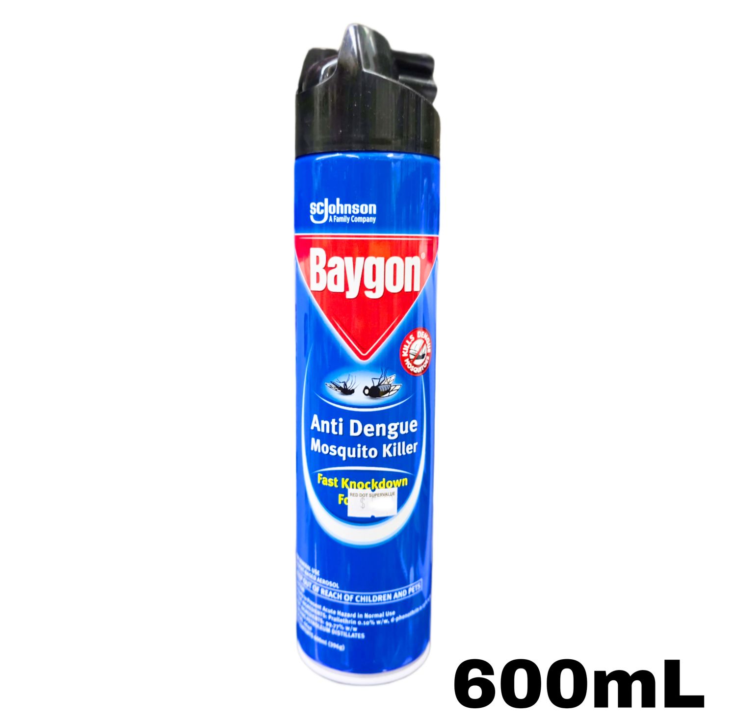 Baygon Anti Dengue Mosquito Killer - Fast Knockdown Formula 600ml