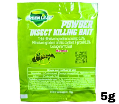 Green Leaf Powder Insect Killing Bait 3x5g