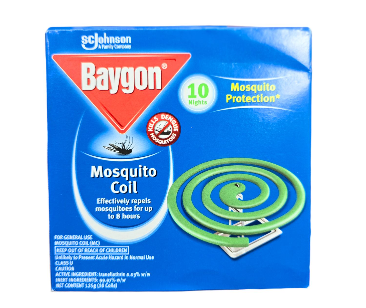 Baygon Mosquito Coil, 10Count 125g