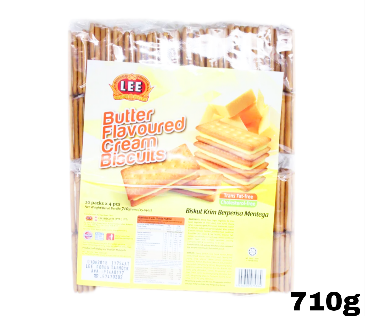 Lee Butter Flavoured Cream Biscuit 710g
