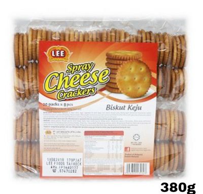 Lee Spray Cheese Crackers 380g