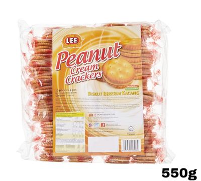 Lee Peanut cream Crackers 550g