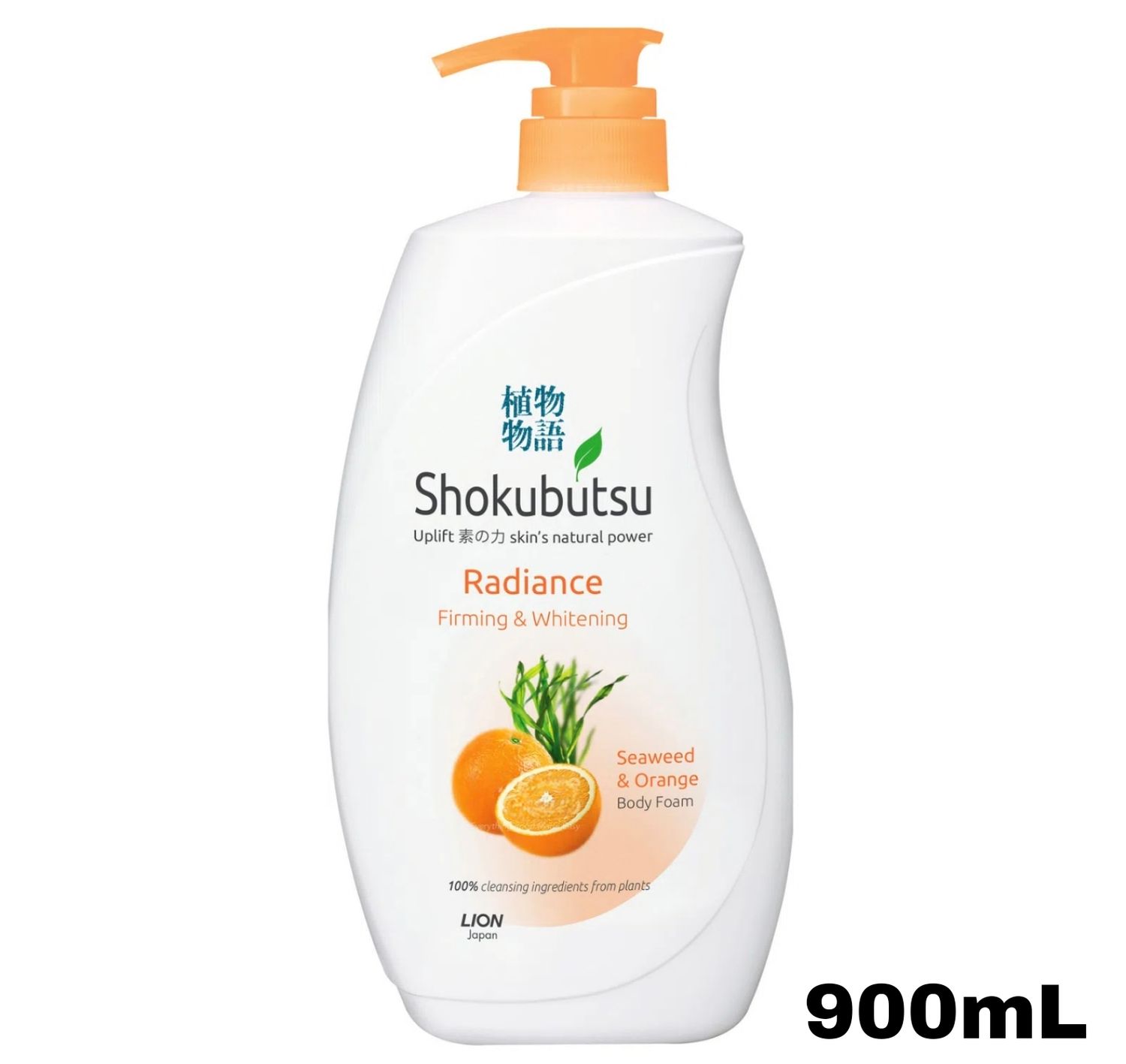 Shokubutsu Radiance Body Foam - Firm &amp; Whitening 900ml