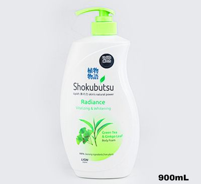 Shokubutsu Radiance Body Foam - Vita &amp; Whitening 900ml