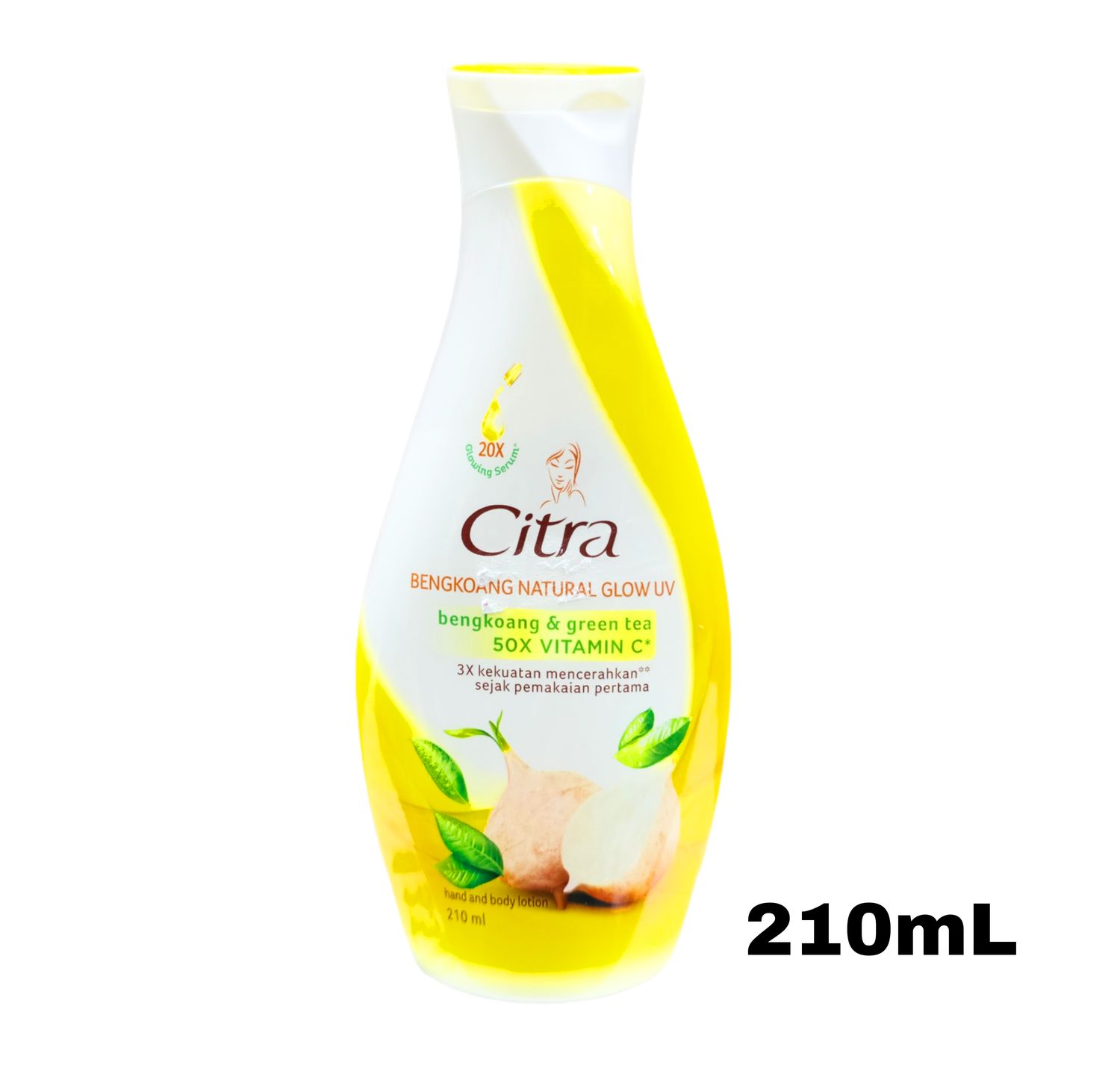 Citra BengKoang &amp; Green Tea 50x Vitamin C Hand &amp; Body Lotion 210mL