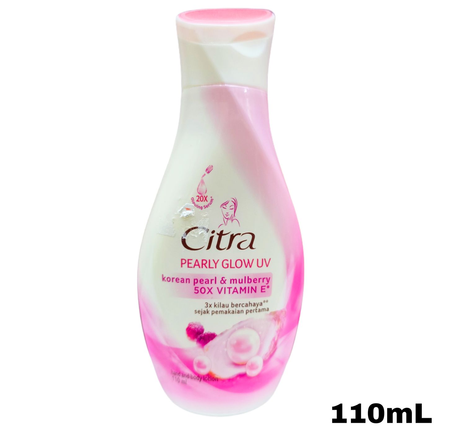 Citra pearly Glow UV Hand and Body Wash - Korean Pearl &amp; Mulberry 110mL