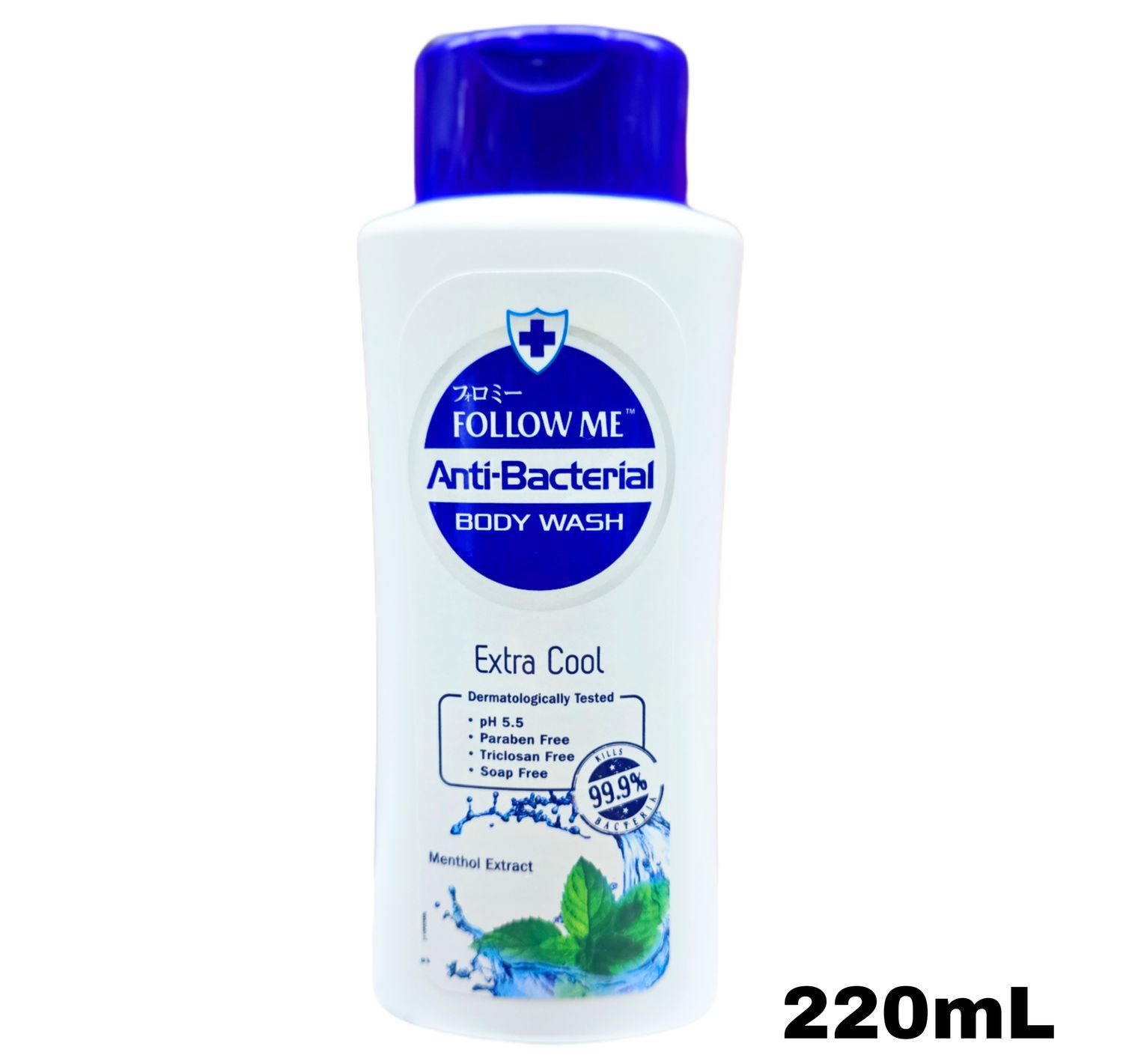 Follow Me ANti Bacterial Body Wash - Extra Cool 220mL