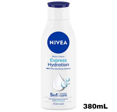 Nivea Body Lotion - Express Hydration 5 in 1 380mL