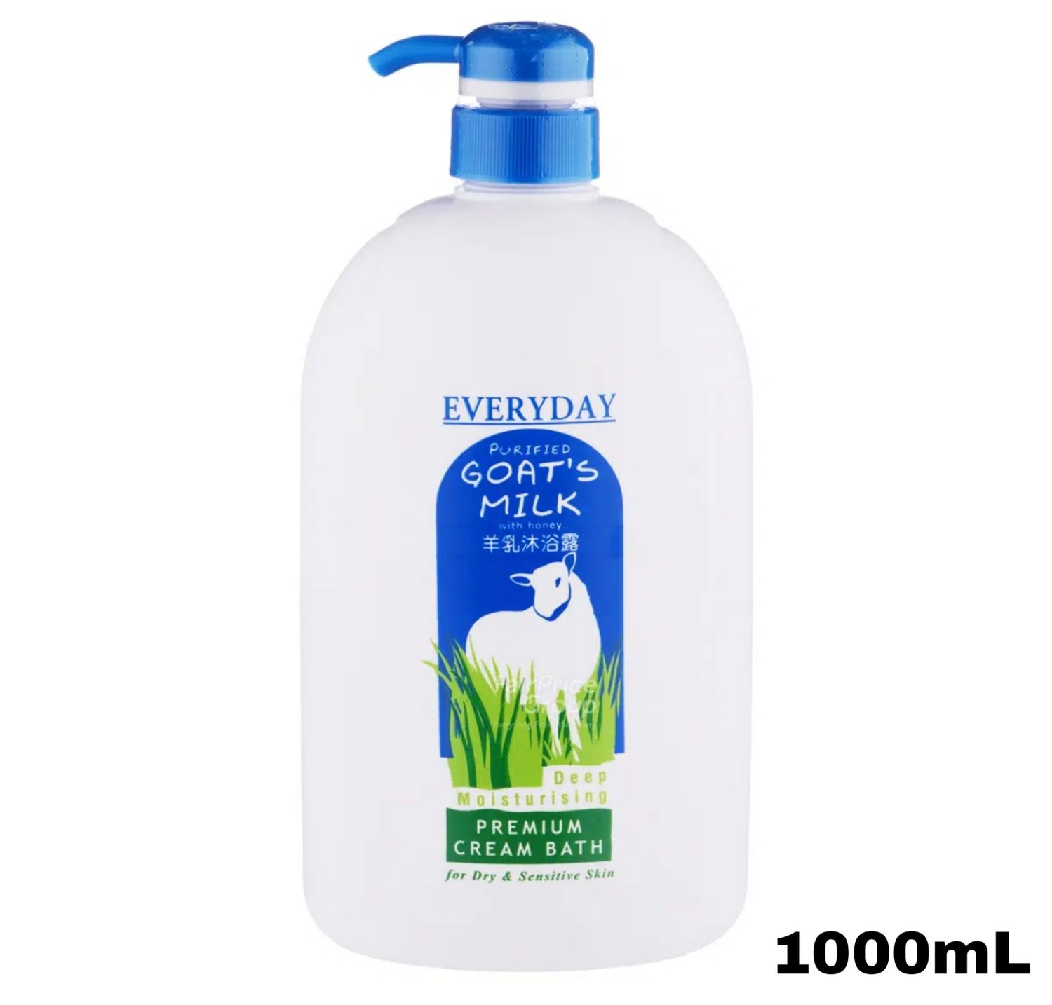 Every Day Purified Goats Milk - Premium Cream Bath 1000mL
