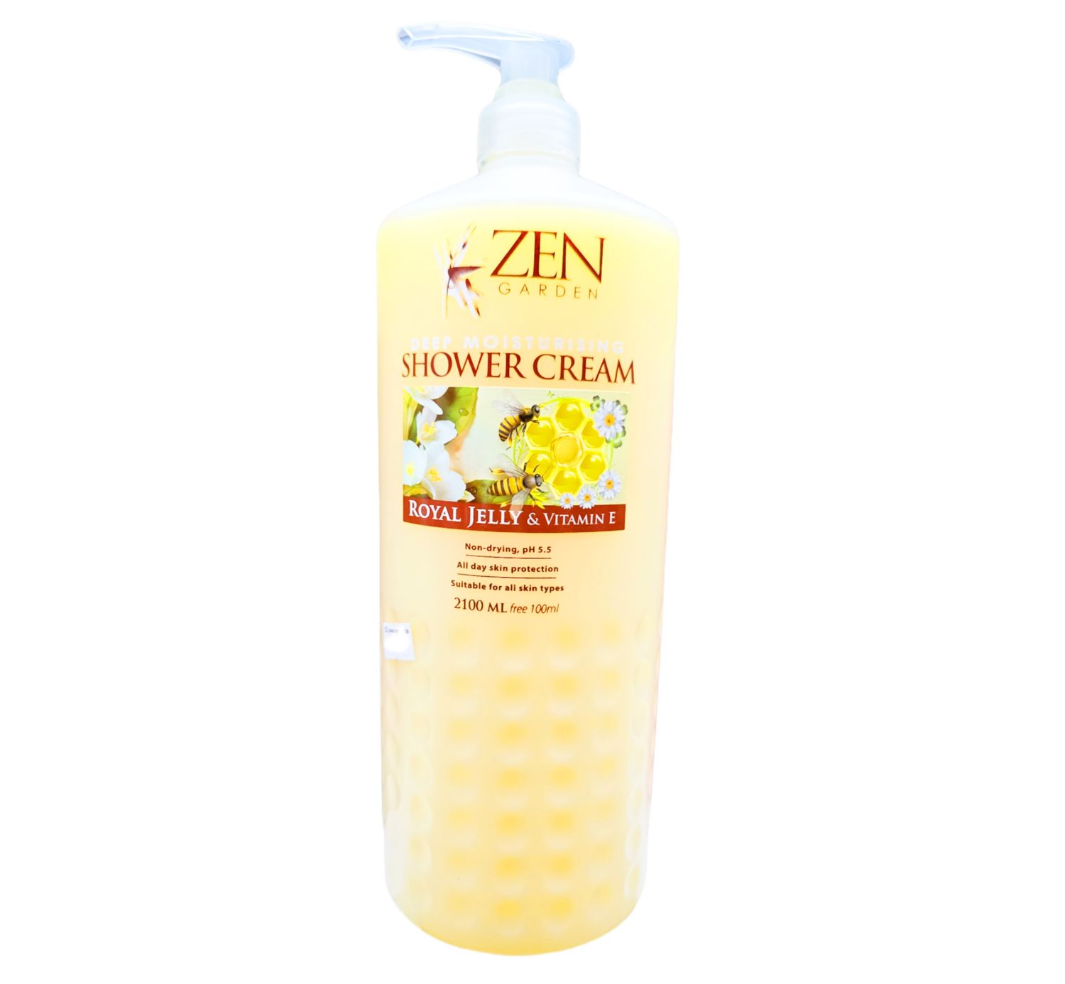 Zen Shower Cream -  Royal jelly &amp; Vitamin E 2100mL