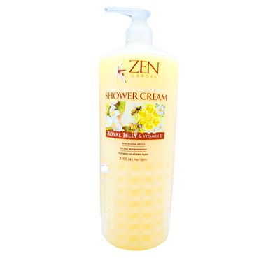 Zen Shower Cream -  Royal jelly &amp; Vitamin E 2100mL