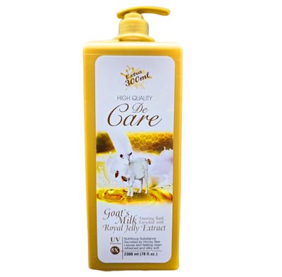 Decare Foaming Bath - Goats Milk Royal Jelly Extract 2300mL