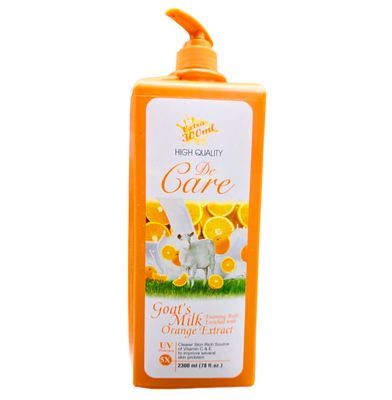 Decare Foaming Bath Goats Milk - Orange Extract 2300mL