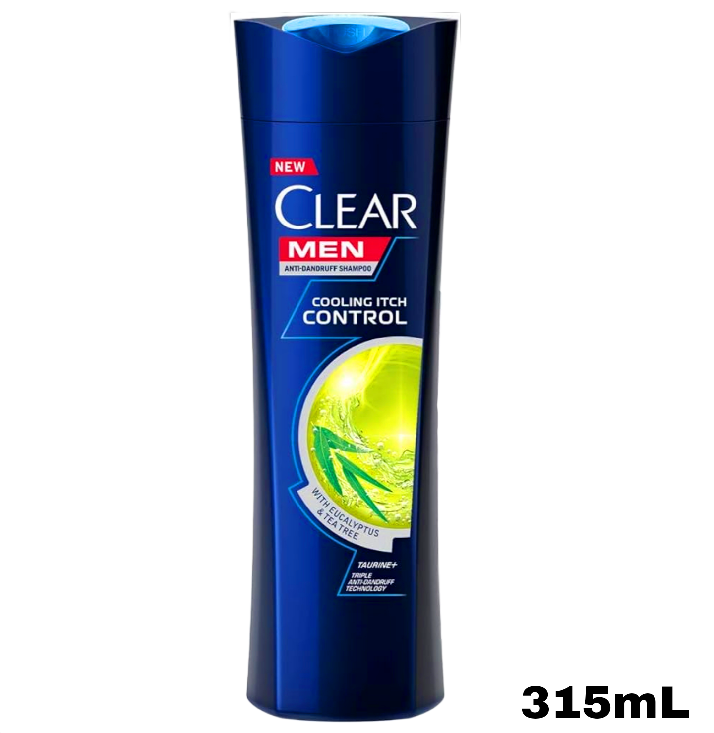 Clear Men Cooling Itch Control - Eucalyptus &amp; Tea Tree 315mL