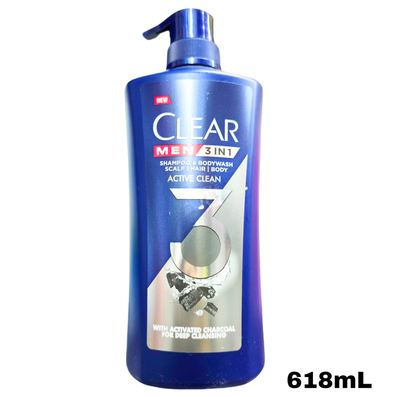 Clear Men Active Clean 618mL