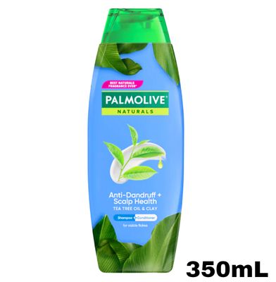 Palmolive Naturals Anti Dandruff Scalp health Tea Tree Oil &amp; Clay 350mL