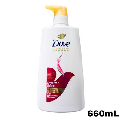 Dove Ultra Care Shampoo - Straight &amp; SIlky 660mL