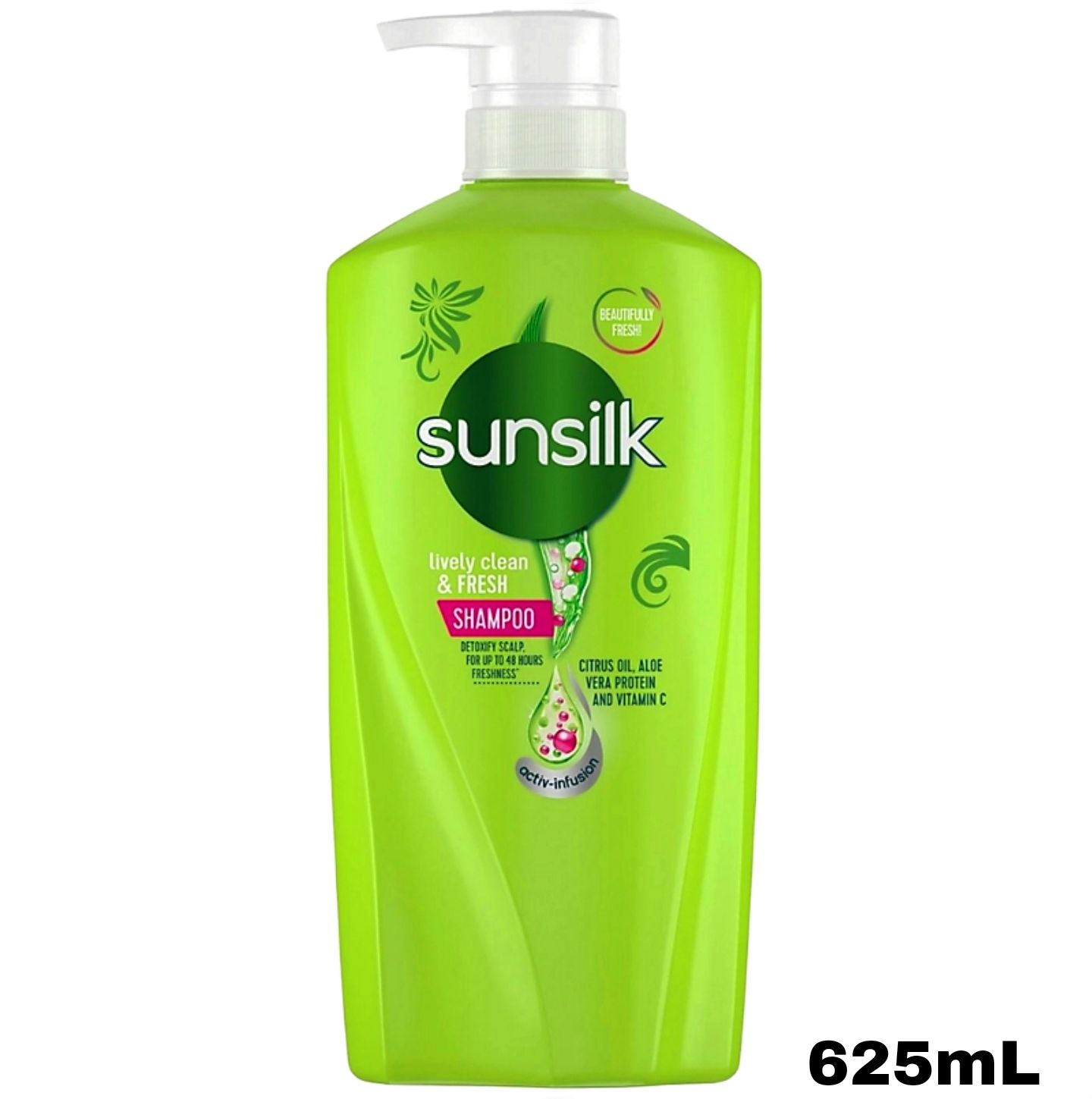 Sunsilk Shampoo - Lively Clean &amp; Fresh 625mL