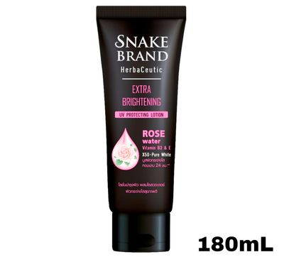 Snake Brand Extra Brightening - Rose Water Vitamin B3 &amp; E 180ml