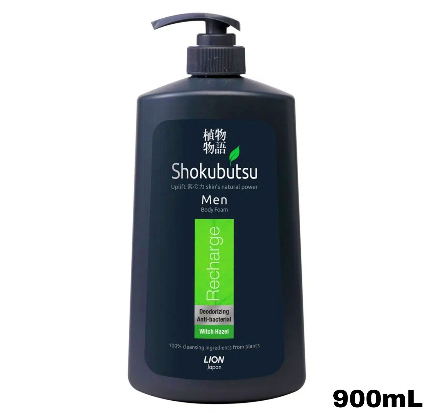 Shokubutsu Men Body Foam - Recharge 900mL