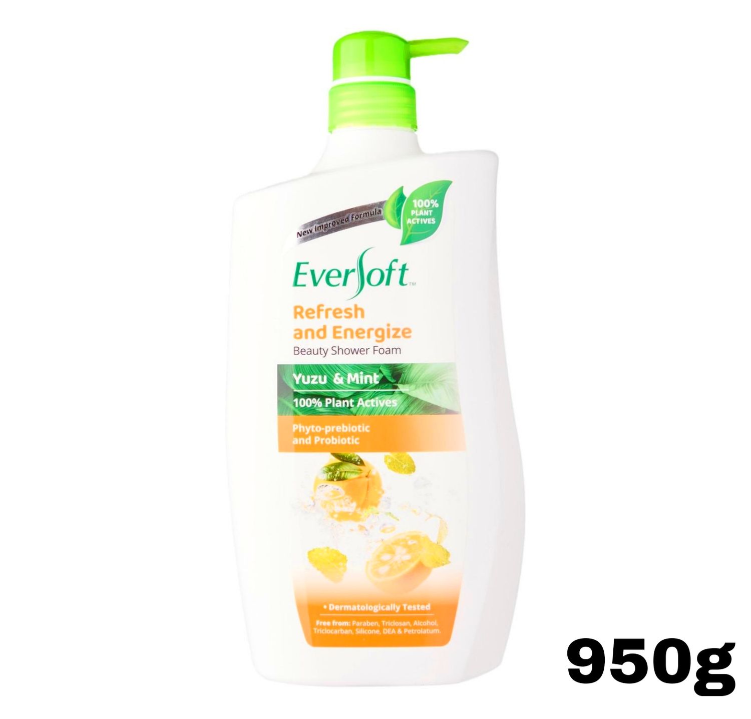 Eversoft Shower Foam - Yuzu &amp; Mint 950g