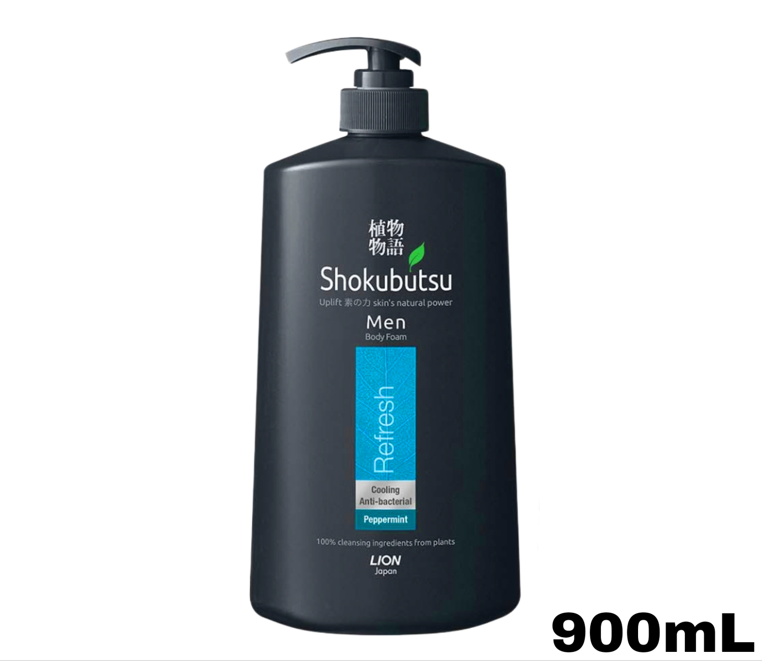 Shokubutsu Men Body Foam - Refresh 900mL