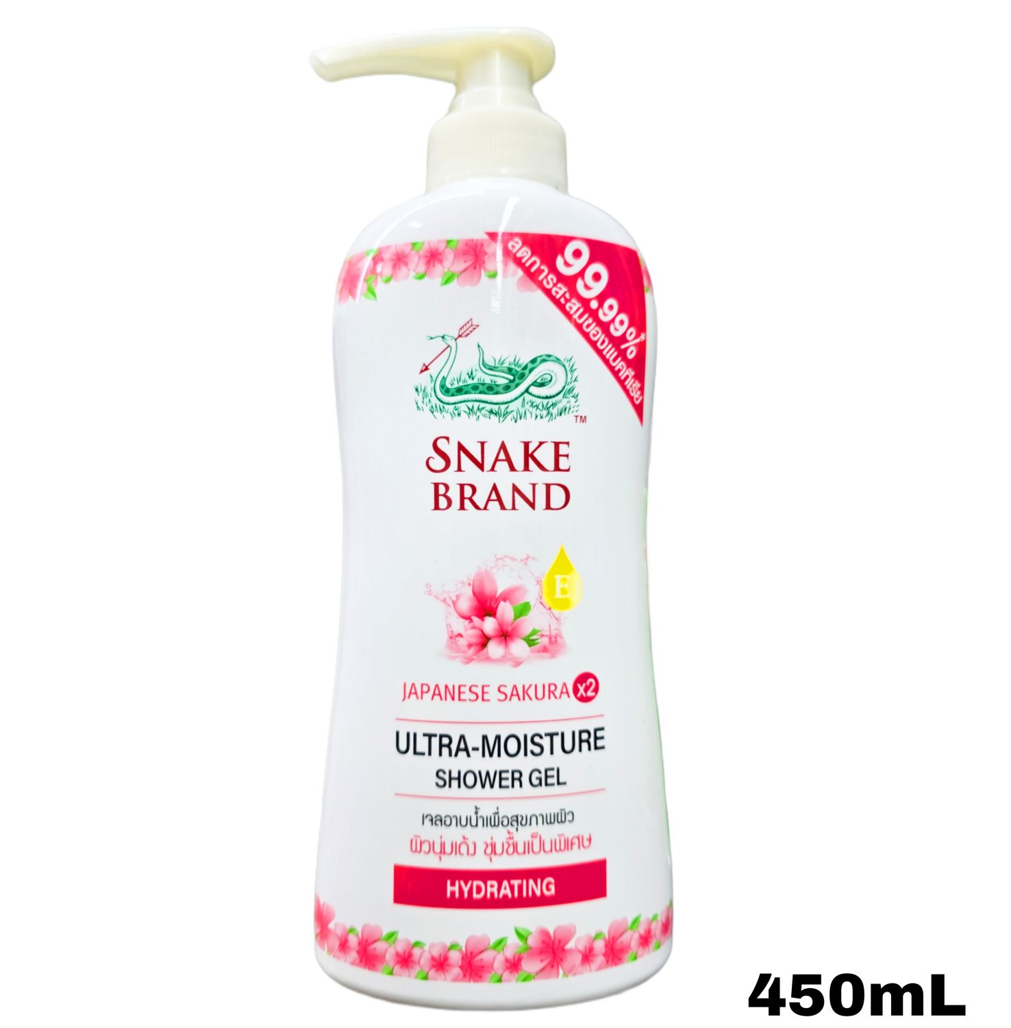 Snake Brand Shower Gel - Japanese Sakura 450mL