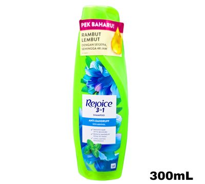 Rejoice Shampoo 3 in 1 - Anti Dandruff With Menthol 300mL