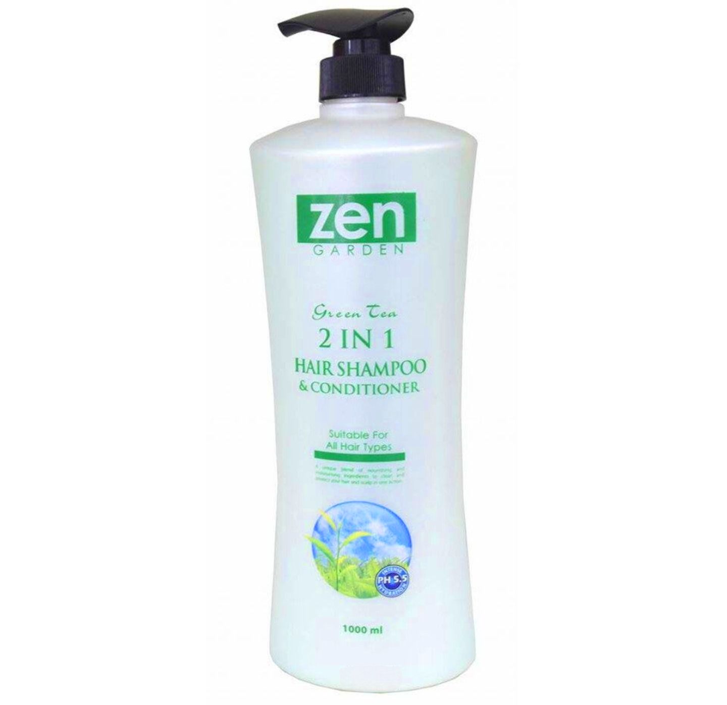 Zen Garden Hair Shampoo &amp; Conditioner 2 in 1 1000mL