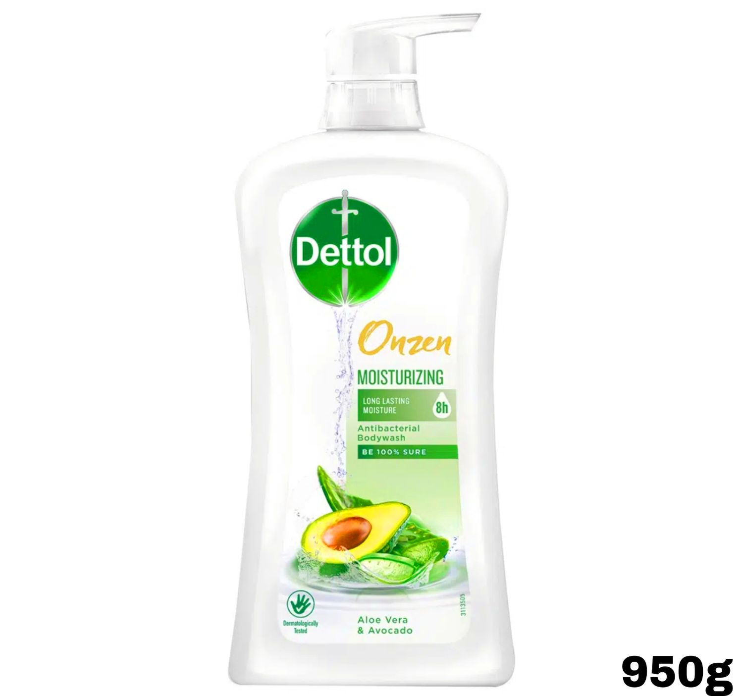 Dettol Onzen Antibacterial Body Wash Moisturizing - Aloe Vera &amp; Avocado 950g