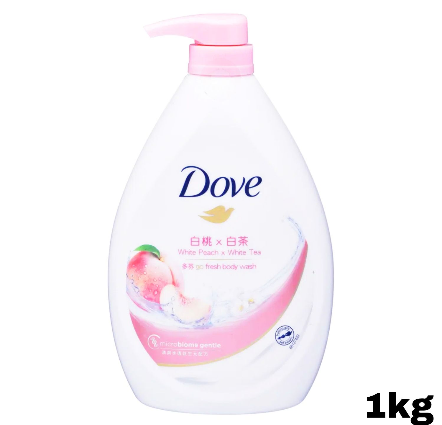 Dove Go Body Wash - White Peach x White Tea 1L